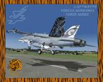 Aerial Foundry Swiss Airforce F/A-18C Hornet J-5011 Tigers Staffel 11 Textures